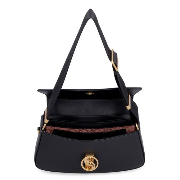 STELLA MCCARTNEY Shoulder Bag with Signature Monogram Women BLACK Handbags - Picture 4 of 5